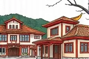 《夏日蝉鸣录》横版封面：操场边的梧桐树与停着的旧单车